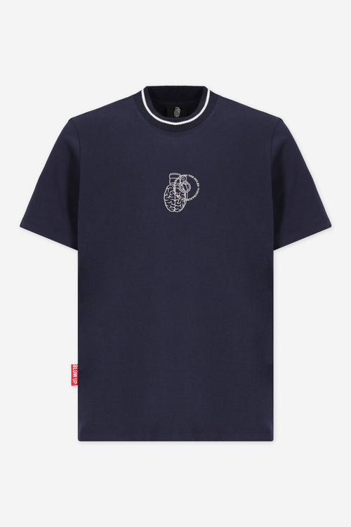 camiseta azul blow up C62 6004