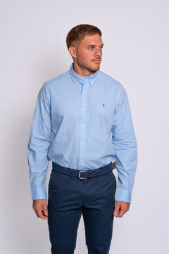 RALPH LAUREN CAMISA MANGA LARGA HOMBRE AZUL