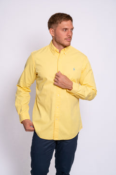 RALPH LAUREN CAMISA MANGA LARGA HOMBRE AMARILLO