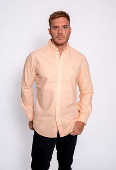 RALPH LAUREN CAMISA MANGA LARGA HOMBRE NARANJA