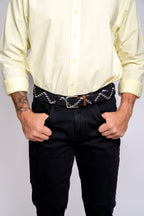 ralph lauren accesorios correa hombre negro