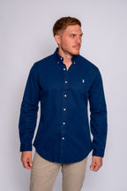 RALPH LAUREN CAMISA MANGA LARGA HOMBRE AZUL