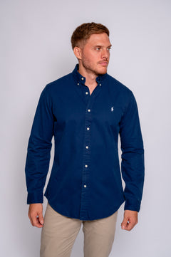 RALPH LAUREN CAMISA MANGA LARGA HOMBRE AZUL