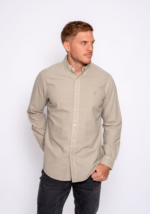 RALPH LAUREN CAMISA MANGA LARGA HOMBRE KHAKI
