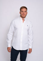 RALPH LAUREN CAMISA MANGA LARGA HOMBRE BLANCO