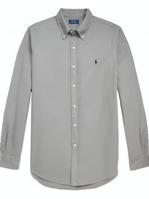 RALPH LAUREN CAMISA MANGA LARGA HOMBRE GRIS