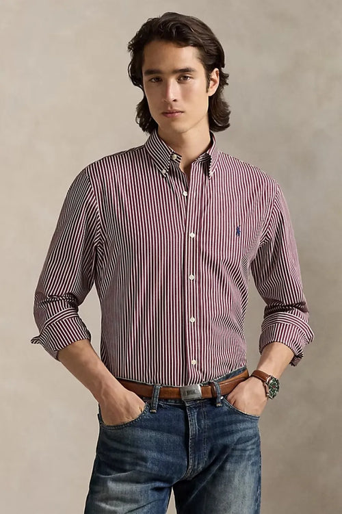 RALPH LAUREN CAMISA MANGA LARGA HOMBRE BLANCO