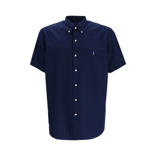 RALPH LAUREN CAMISA MANGA CORTA HOMBRE AZUL