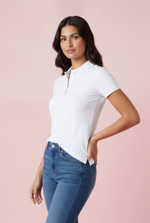 Camiseta blanca para mujer Psycho Bunny
