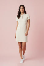 Vestido tipo polo beige para mujer Psycho Bunny