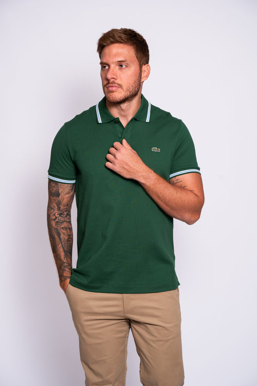 CAMISETA TIPO POLO LACOSTE TRIM