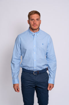 RALPH LAUREN CAMISA MANGA LARGA HOMBRE AZUL