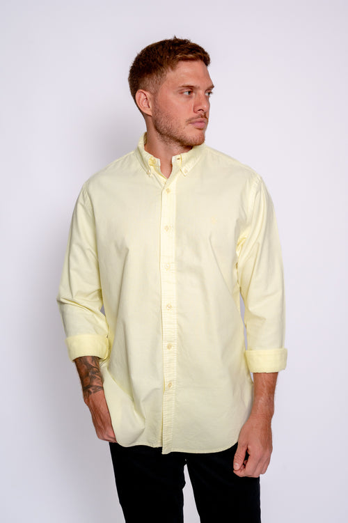 RALPH LAUREN CAMISA MANGA LARGA HOMBRE AMARILLO