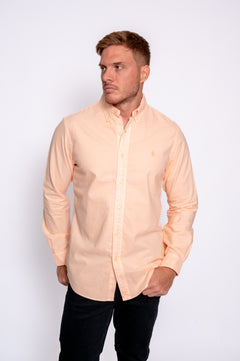 RALPH LAUREN CAMISA MANGA LARGA HOMBRE NARANJA