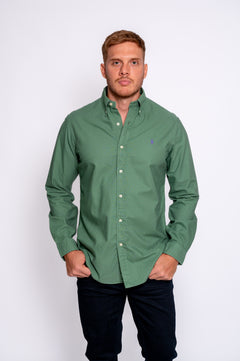 RALPH LAUREN CAMISA MANGA LARGA HOMBRE VERDE