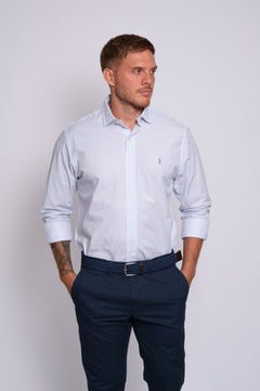 RALPH LAUREN CAMISA MANGA LARGA HOMBRE BLANCO