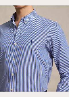RALPH LAUREN CAMISA MANGA LARGA HOMBRE AZUL