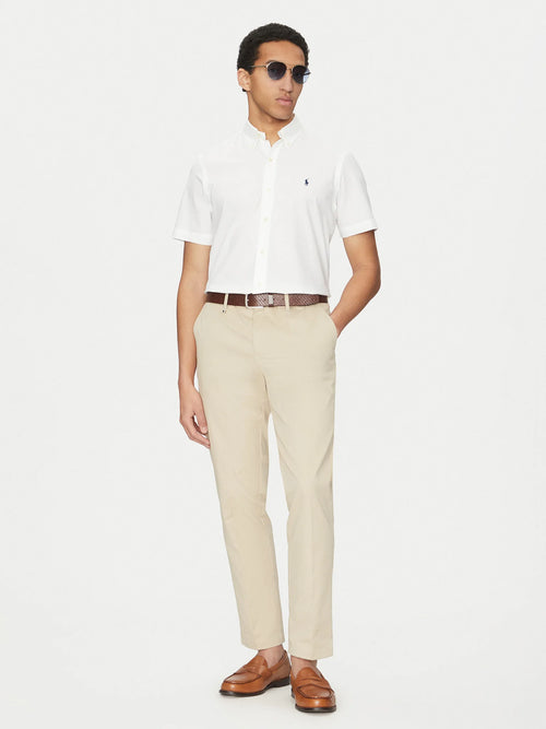 RALPH LAUREN CAMISA MANGA CORTA HOMBRE BLANCO