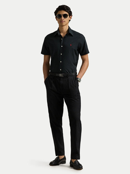 RALPH LAUREN CAMISA MANGA CORTA HOMBRE NEGRO