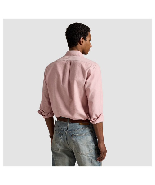 RALPH LAUREN CAMISA MANGA LARGA HOMBRE ROSADO
