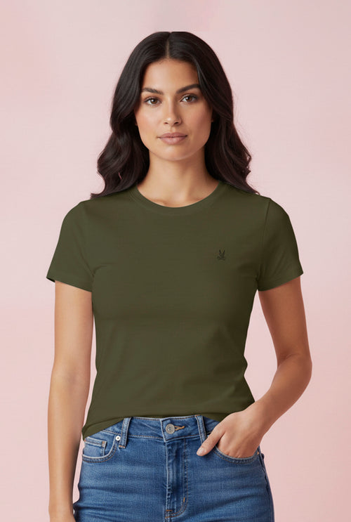 Camiseta gris para mujer Psycho Bunny