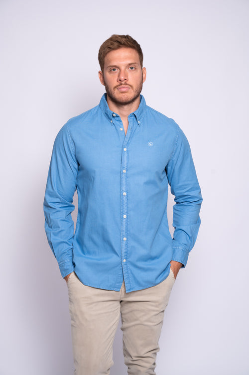 CAMISA EL GANSO AZUL 1050W240215