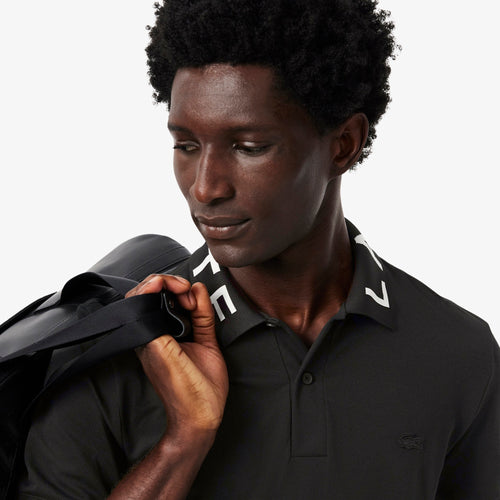 Camiseta tipo polo Lacoste Black - PH953823031