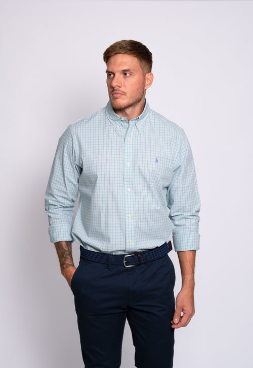 RALPH LAUREN CAMISA MANGA LARGA HOMBRE VERDE