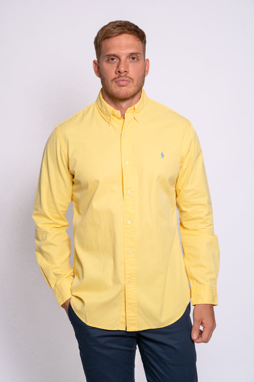 RALPH LAUREN CAMISA MANGA LARGA HOMBRE AMARILLO