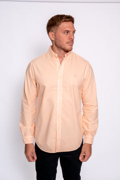 RALPH LAUREN CAMISA MANGA LARGA HOMBRE NARANJA