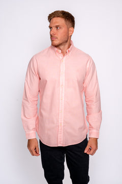 RALPH LAUREN CAMISA MANGA LARGA HOMBRE ROSADO