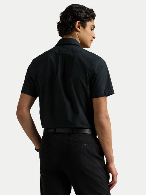 RALPH LAUREN CAMISA MANGA CORTA HOMBRE NEGRO