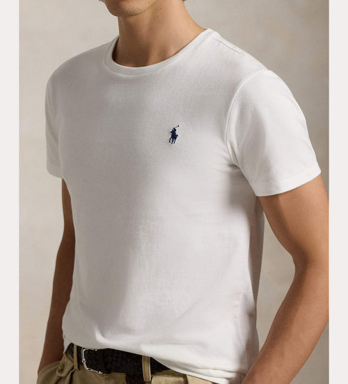 RALPH LAUREN CAMISETAS CUELLO REDONDO HOMBRE BLANCO