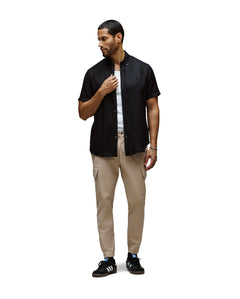 camisa m/c psycho bunny hombre b6q679c200blk