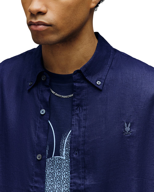 camisa m/l psycho bunny hombre b6c678c200evb