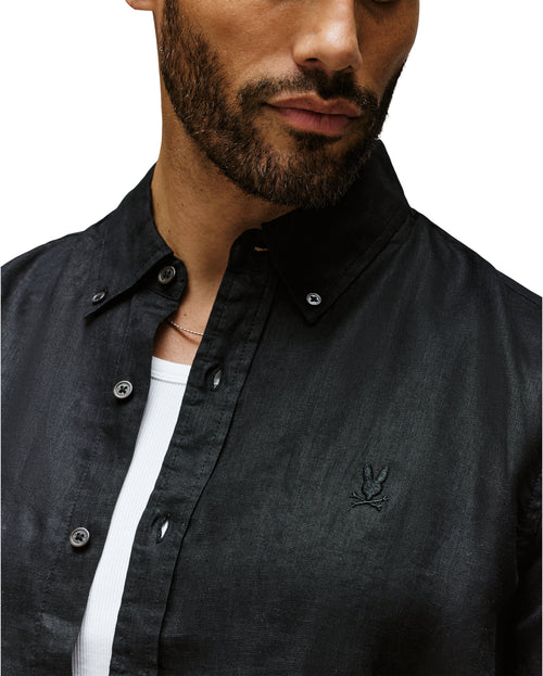 camisa m/l psycho bunny hombre b6c678c200blk