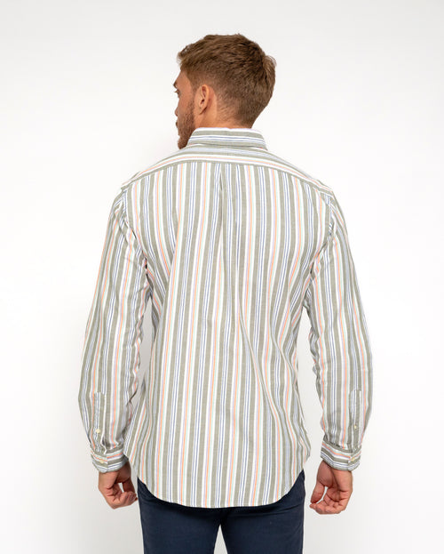 RALPH LAUREN CAMISA MANGA LARGA HOMBRE NARANJA