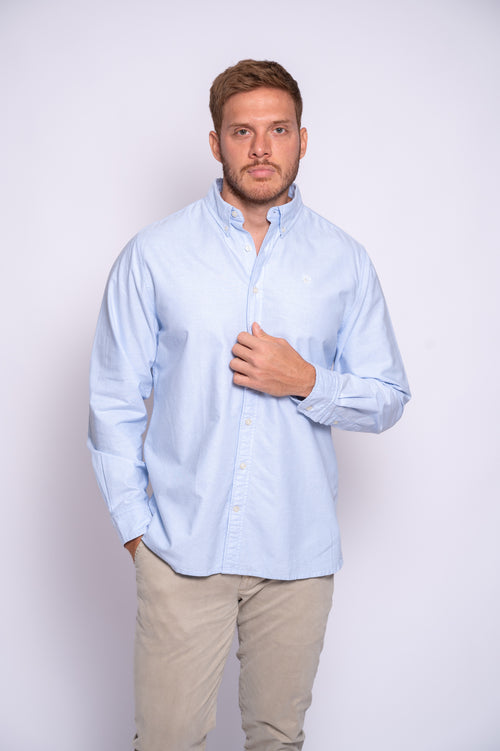 CAMISA EL GANSO CELESTE 1050W240202