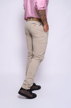 PANTALON EL GANSO BEIGE 1020W240203