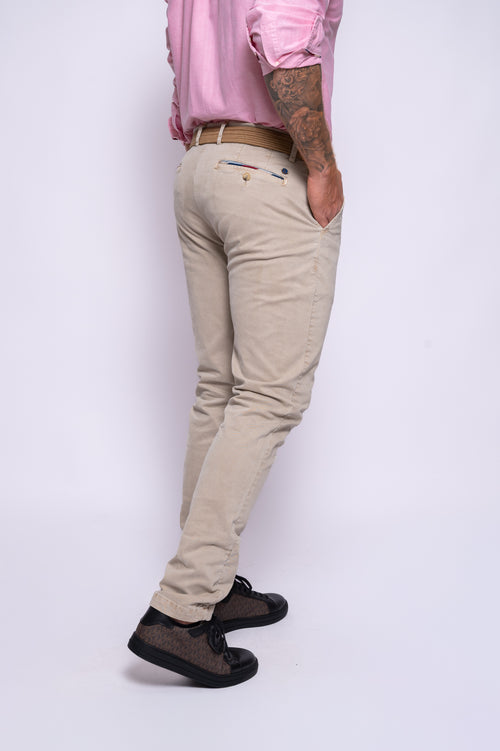 PANTALON EL GANSO BEIGE 1020W240203