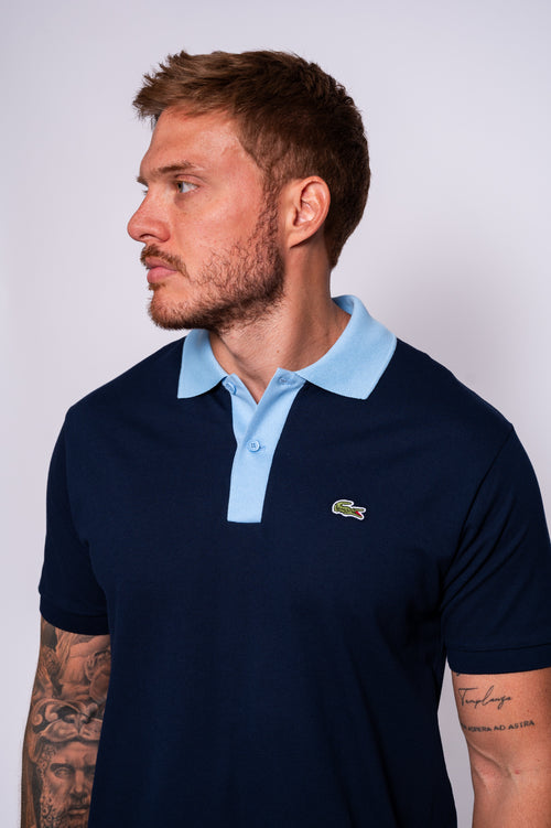 CAMISETA TIPO POLO LACOSTE CONTRAST