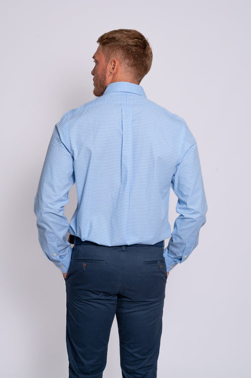 RALPH LAUREN CAMISA MANGA LARGA HOMBRE AZUL