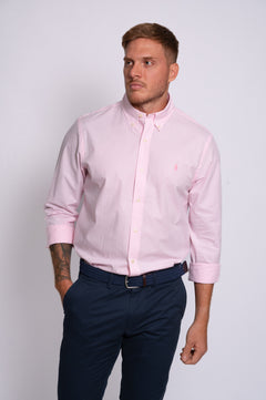 RALPH LAUREN CAMISA MANGA LARGA HOMBRE ROSADO