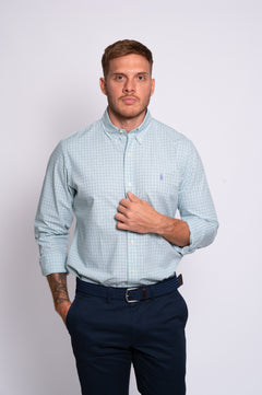 RALPH LAUREN CAMISA MANGA LARGA HOMBRE VERDE