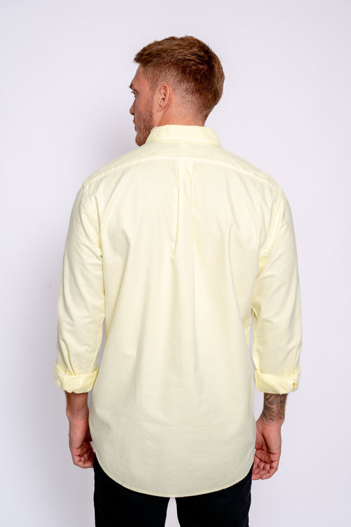 RALPH LAUREN CAMISA MANGA LARGA HOMBRE AMARILLO