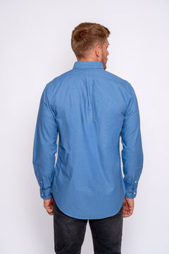 RALPH LAUREN CAMISA MANGA LARGA HOMBRE AZUL