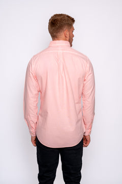 RALPH LAUREN CAMISA MANGA LARGA HOMBRE ROSADO