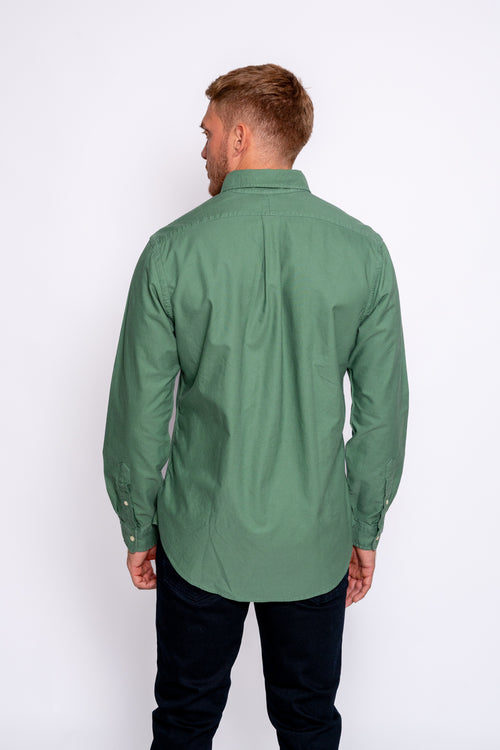 RALPH LAUREN CAMISA MANGA LARGA HOMBRE VERDE