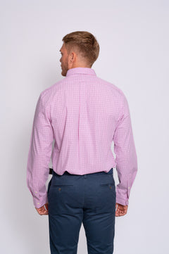 RALPH LAUREN CAMISA MANGA LARGA HOMBRE ROSADO