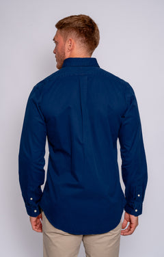 RALPH LAUREN CAMISA MANGA LARGA HOMBRE AZUL